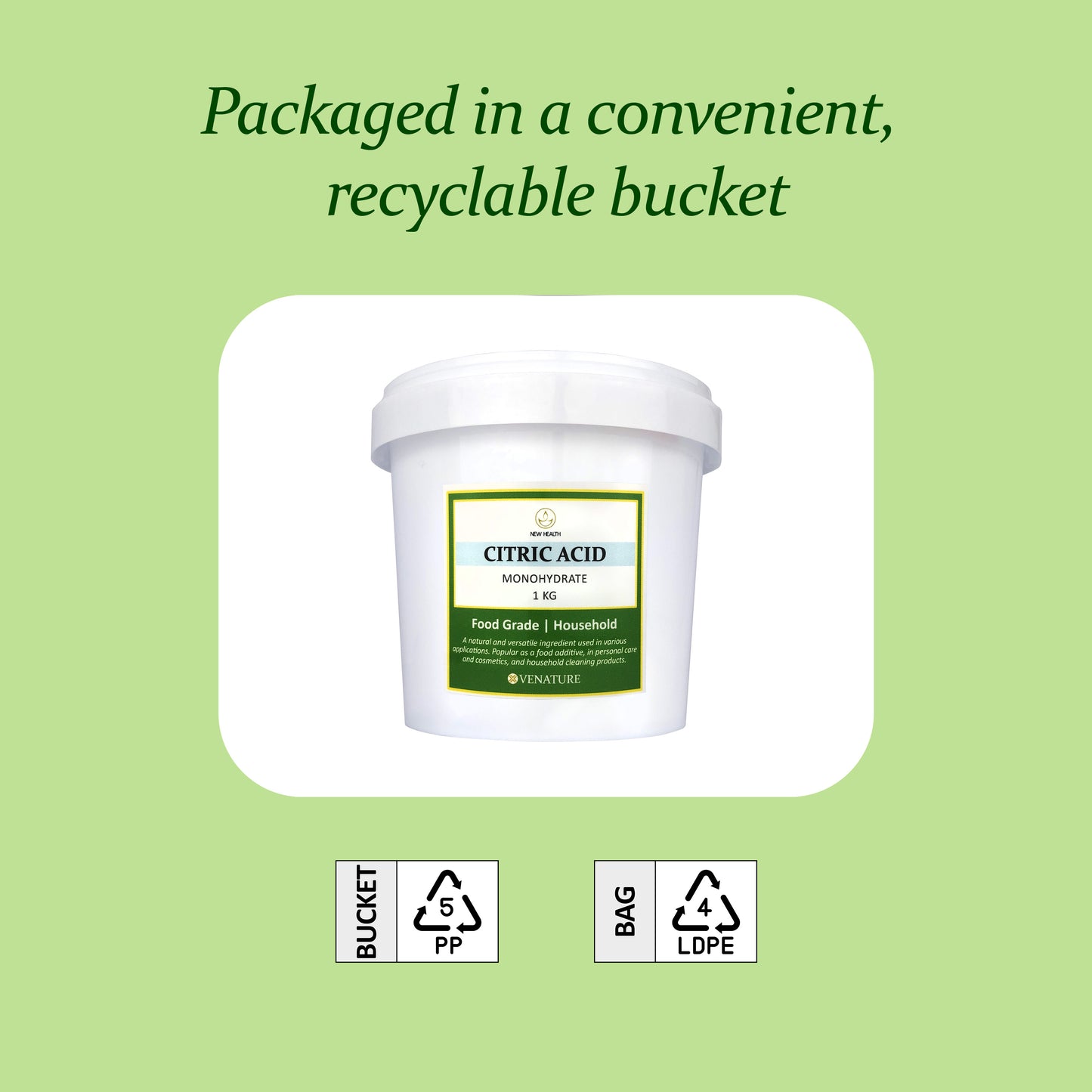 Citric Acid - Monohydrate - 1KG