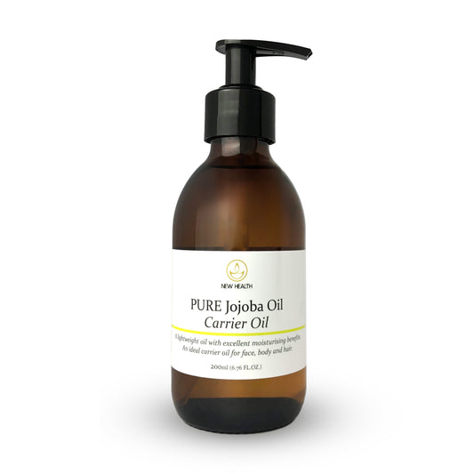 PURE Jojoba Oil - 200ml Carrier Oil with Dispenser Pump