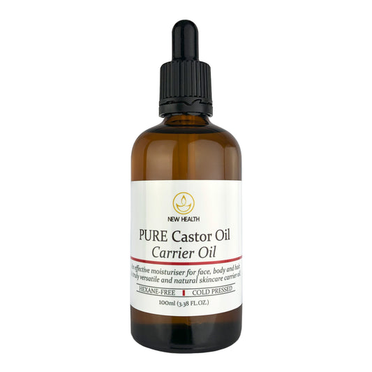 PURE Castor Oil - 100ml Carrier Oil with Pipette