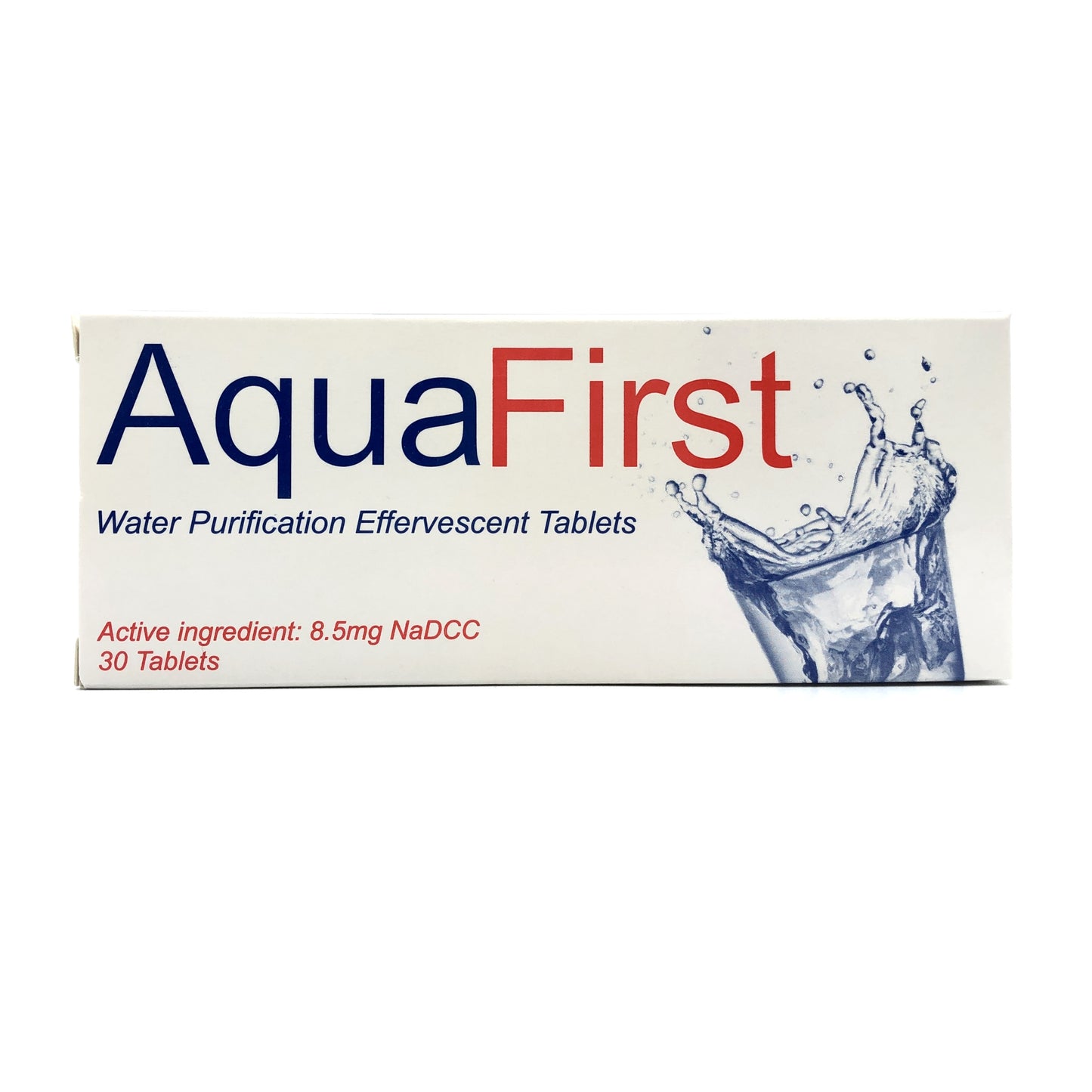 AquaFirst Water Purification Tablets - 30 tablets