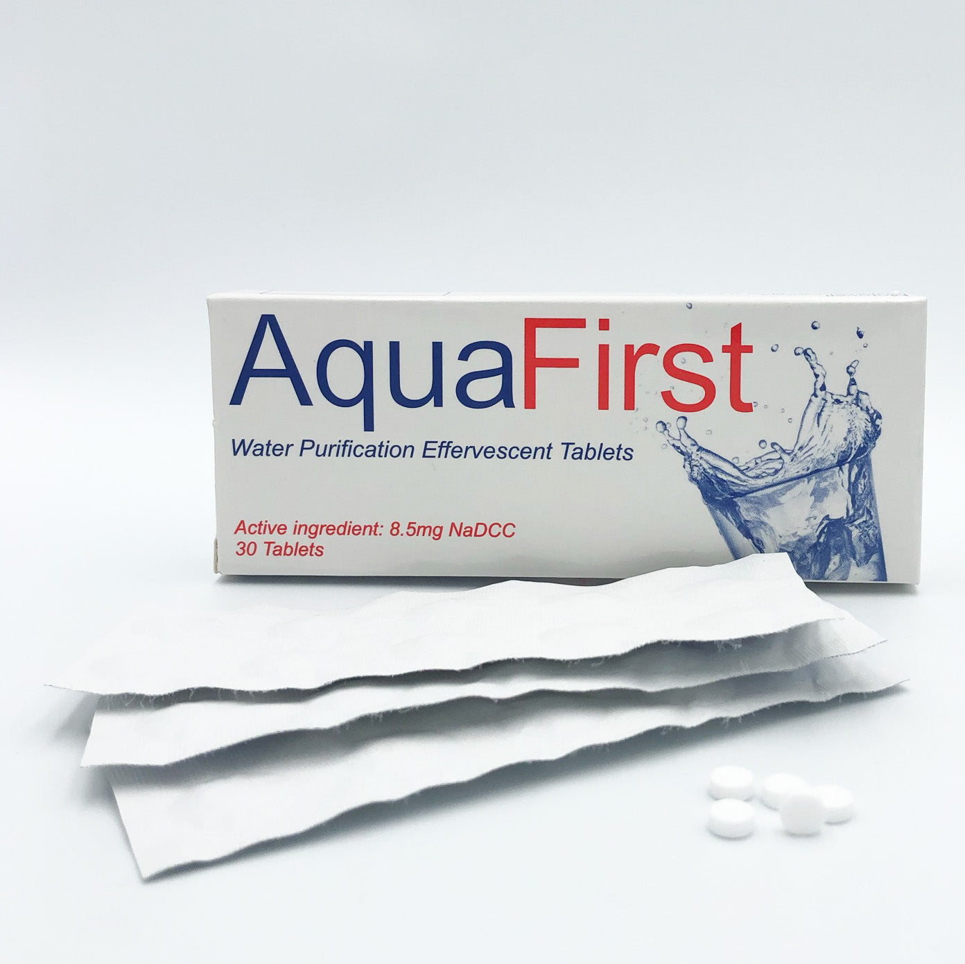 AquaFirst Water Purification Tablets - 30 tablets