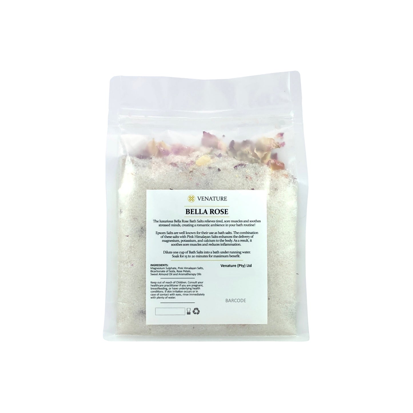 Bella Rose Luxury Bath Salts (1KG)