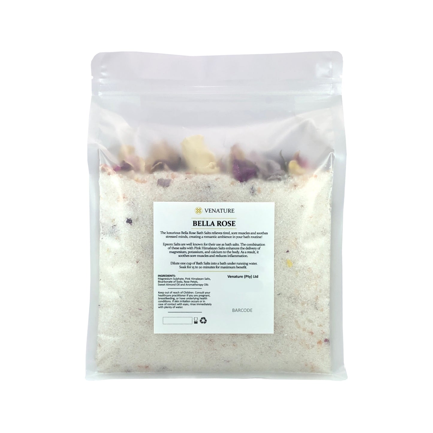 Bella Rose Luxury Bath Salts (2KG)