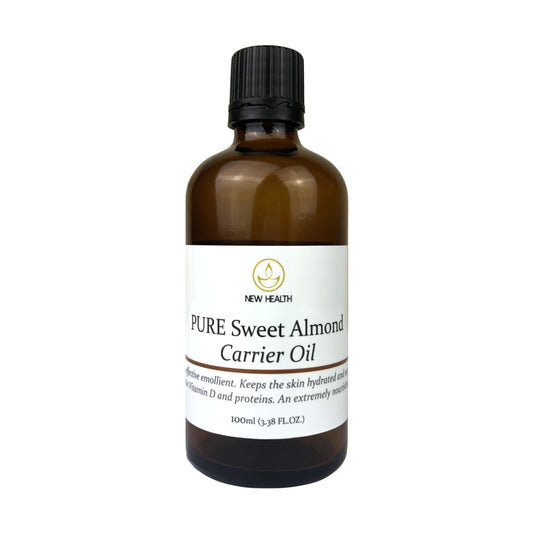 PURE Sweet Almond Oil - 100ml Carrier Oils with Dropper